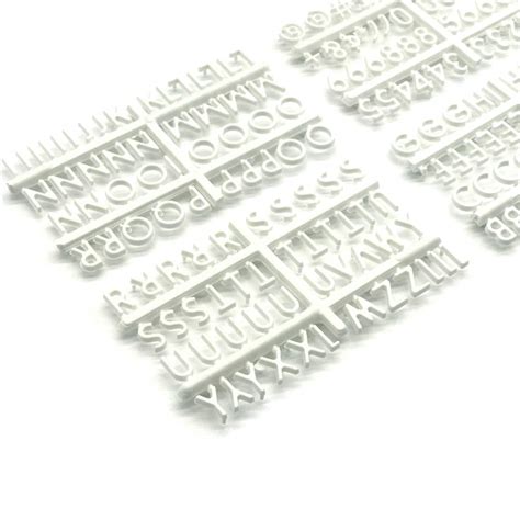 Plastic Letters for Letter Board Supplement. Letter Board Letters, Set ...