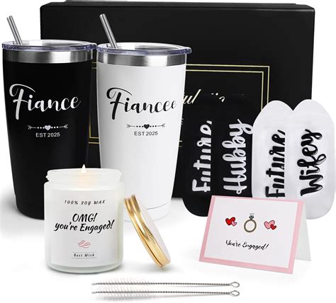 Amazon.com | Boyfriend and Girlfriend Coffee Mug Gift Set,Fiance and ...