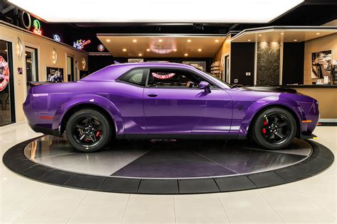 Purple 2018 Dodge Challenger SRT Demon Is Ready for Some HEMI Exorcism - autoevolution
