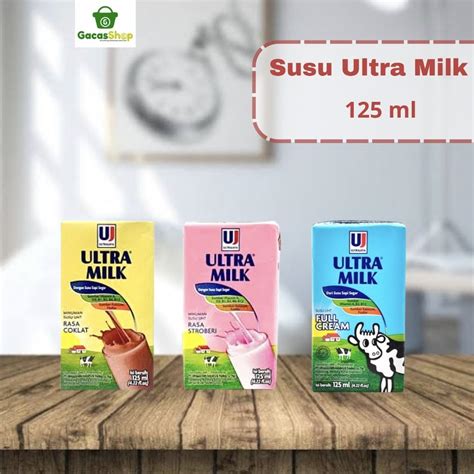 Susu Kotak Ultra Milk 125 ml - GacasShop