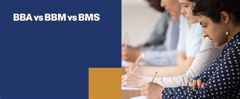 BBA Vs BBM Vs BMS - Check out the difference between BBA, BBM and BMS