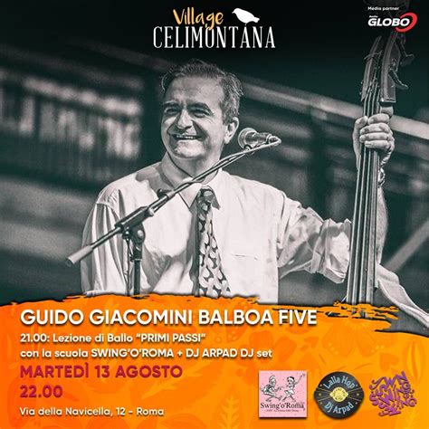 GUIDO GIACOMINI BALBOA FIVE + Lezione di Ballo con la scuola SWINGOROMA ...