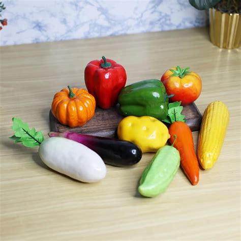 Buy Wonderland Artificial Real Looking Vegetables (Set of 10) | Natural ...