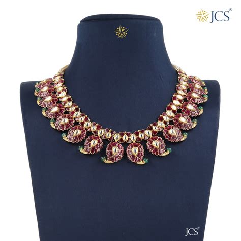 Lavanya Jadau Necklace_JCJAD7051 – JCS JEWEL CREATIONS