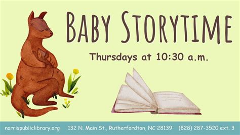 Baby Storytime, 132 N Main St, Rutherfordton, NC, United States, North ...