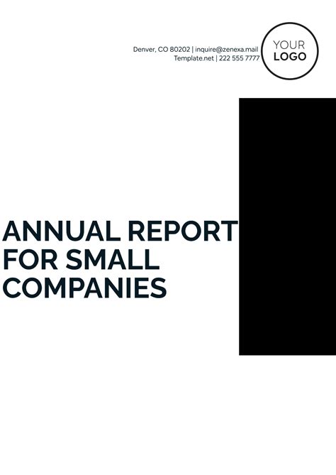 Summary Annual Report Template - Midi-box.com