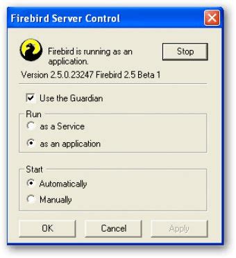 Firebird Server Manager 的图像结果