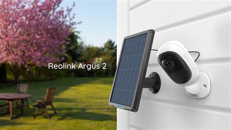 Wire-Free Solar Security Cameras : Reolink Argus 2