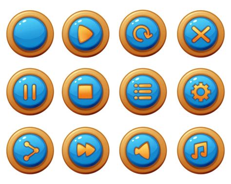 Game buttons Images - Free Download on Freepik