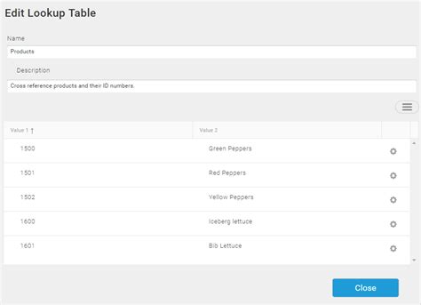 How to Create a Lookup Table 的图像结果