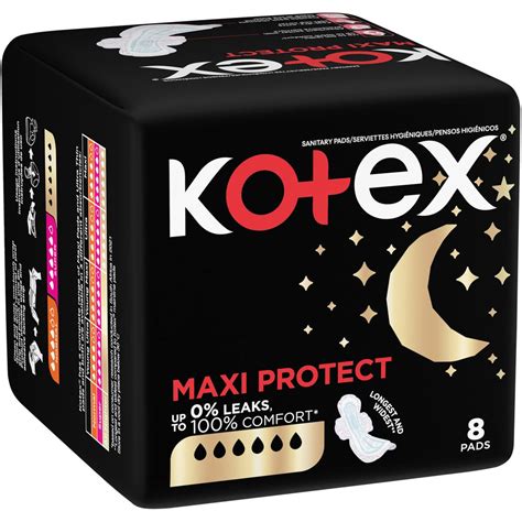 Kotex Overnight Maxi Pads All Nighter 8's – ZimSeller Pharmacy