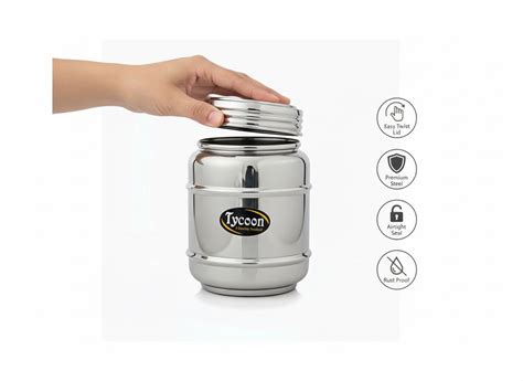 Tycoon Horlics jar Canister, available in set of upto 6. – carbnmall