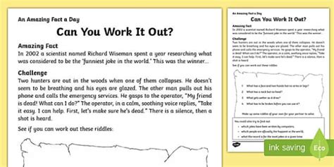 Can You Work it Out? Worksheet / Worksheet, worksheet