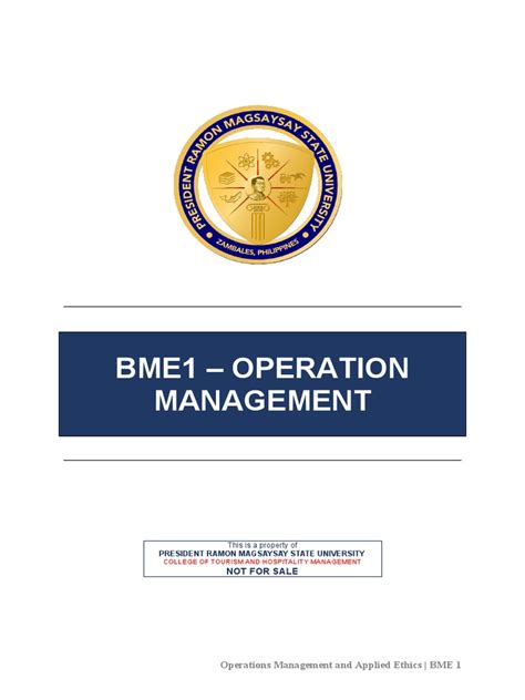 Operations Management Module 的图像结果