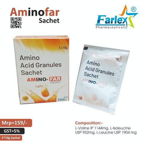 Amino Acid Granules Sachet | Sachet Manufacturer and Supplier in India