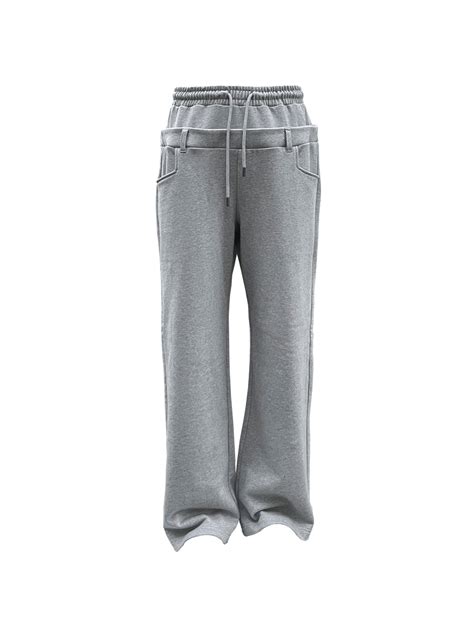 PIECE 025 DOUBLE WAIST SWEAT PANTS