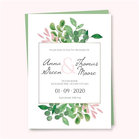 Folha convite casamento Imagens – Download Grátis no Freepik