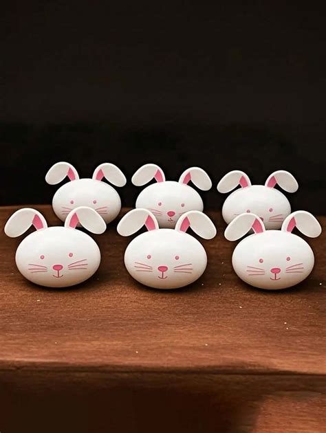 [6-Pack Bright Rabbit Easter Eggs] 6-Pack Bright Plastic Fillable ...