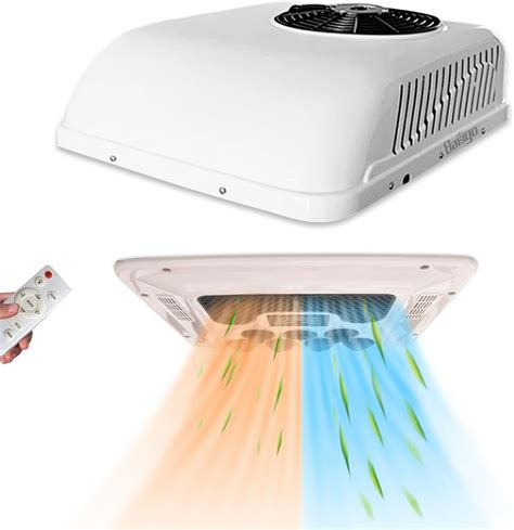 Amazon.com: 12V RV Air Conditioner with Heat Universal Van Roof Top AC ...