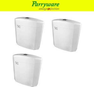 Parryware Alpha Dual Flush Cistern set of 3 pic 187 Dual Flush Tank ...
