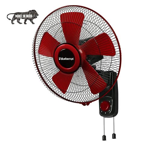 Blueberry's OZON 16'' 5 Leaf High Speed 400mm Wall Fan, Powerful Motor ...