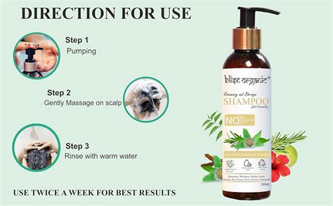 Buy Blise organic Rosemary and Bhringa shampoo -Anti Hair Fall and Anti ...