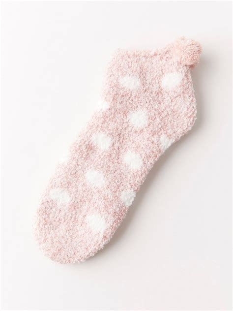 Fluffiga sockor med prickar | Lindex
