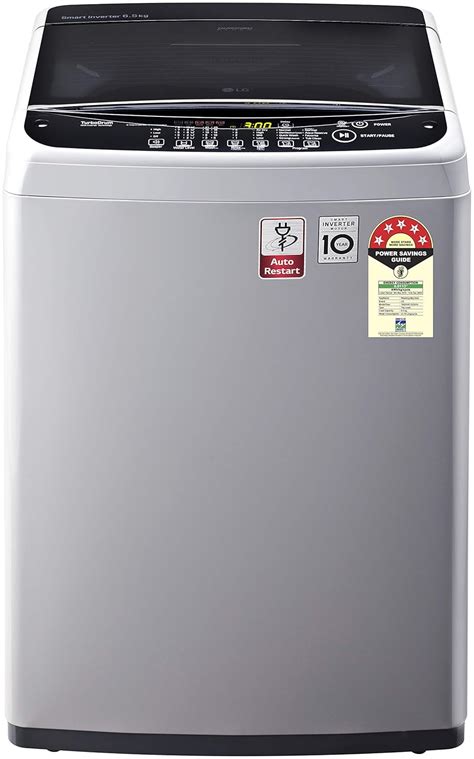 LG 6.5 Kg 5 Star Smart Inverter Fully-Automatic Top Loading Washing ...