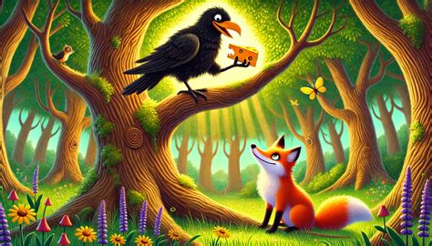The Fox and The Crow – A Classic Moral Story for Kids – LittleBird India