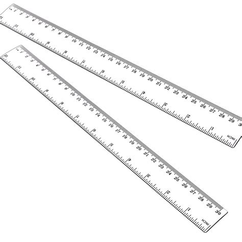 Plastic 12 Inch Architect Scale Ruler Straight Ruler for Kids Plastic ...