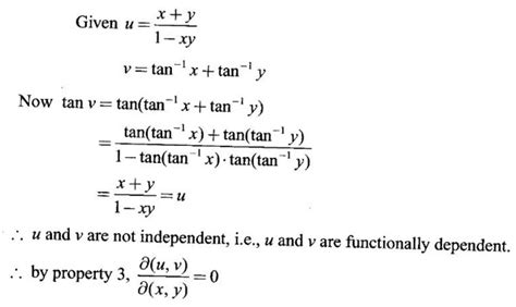Jacobians - Definition, Properties, Worked Examples, Exercise with Answers