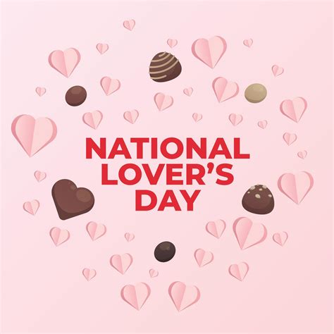 National Lovers Day design template good for celebration usage. lovers ...