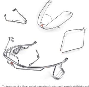 perfect auto accessories 450X or 450 Plus Steel Guard Bike Crash Guard ...