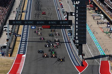 Starting Grid 2025 US Formula 1 Grand Prix Race at COTA