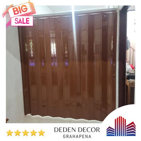 Jual Anti rayap/ Pintu pembatas ruangan/ folding door pvc/ Desain ...