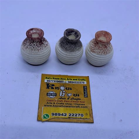 Miniature pot set of 3 – KnowHowArtCraft