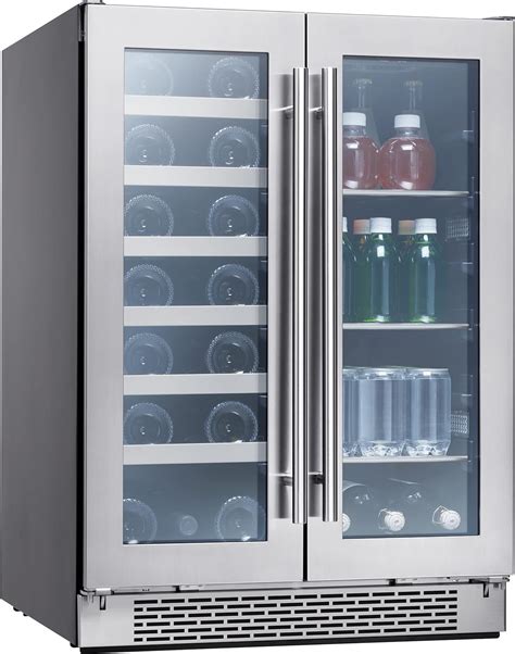 Amazon.com: Zephyr Presrv 24'' Wine Fridge & Beverage Refrigerator Dual ...
