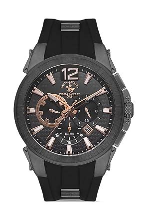 Santa barbara polo & racquet club Analogue Grey Dial Men's Watch-SB.1. ...