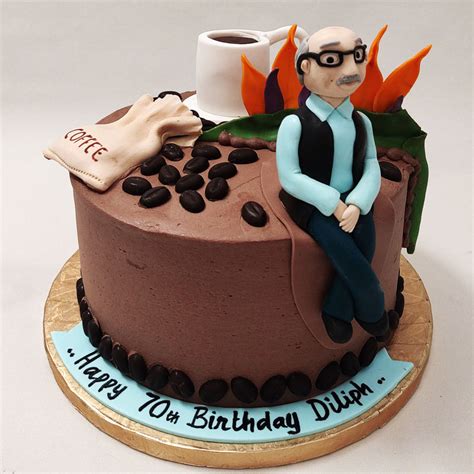 Grandfather Birthday Cake | Grandpa cake design | 70th birthday cake ...