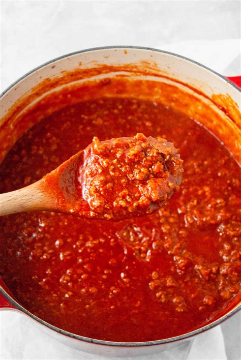 Simple Meat Sauce; Nonna Approved! - The Beader Chef