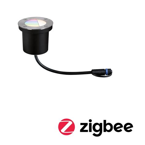 Paulmann Plug & Shine recessed floor light ZigBee RGBW | Lights.co.uk
