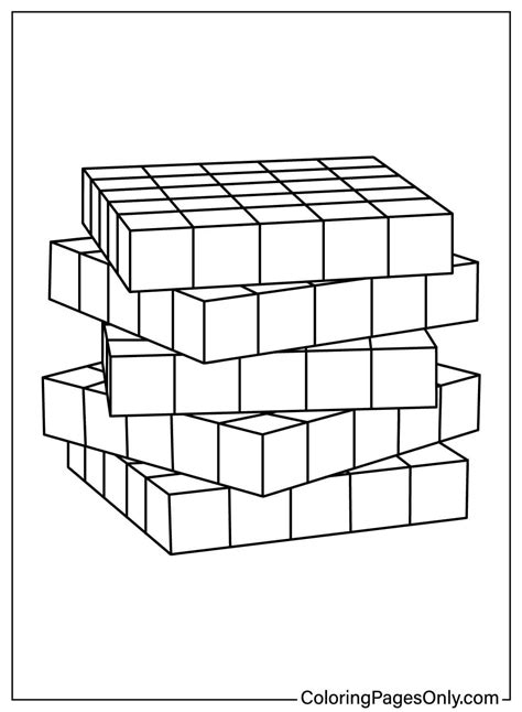30+ Rubik's Cube Coloring Pages - Free Printable PDF & Online Coloring