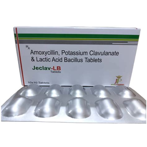 Jeclav LB - Amoxycillin & Potassium Clavulanate & Lactic Acid Bacillus ...