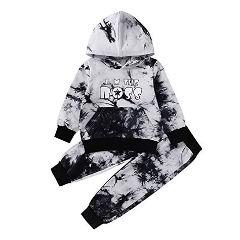 Buy Hopscotch Boys Cotton Full Sleeves Text Printed Hoodie and Jogger ...