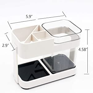 Zollyss 1 Cup Toothbrush Toothpaste Stand Holder Bathroom Storage ...