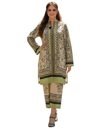 Buy NESH COUTURE's Cord Set for Women Cotton Stylish Poly Rayon Long ...