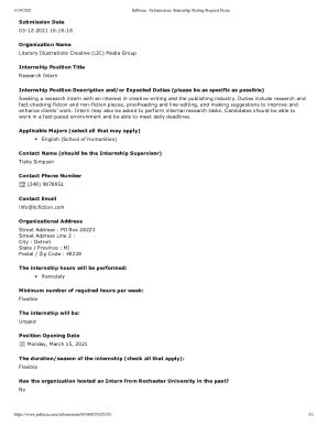 Fillable Online Job/Internship Posting Request Form Fax Email Print ...