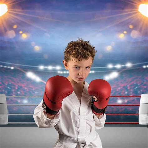 Buy CSFOTO 6x4ft Boxing Arena Backdrop Boxing Match Stadium Wrestling ...