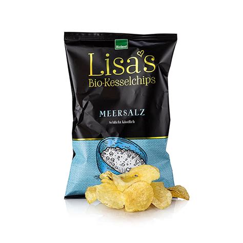 Keripik Lisa - garam laut alami (keripik kentang), organik, 50 gram ...