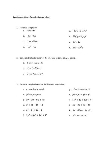 Math Factorization Algebra 的图像结果